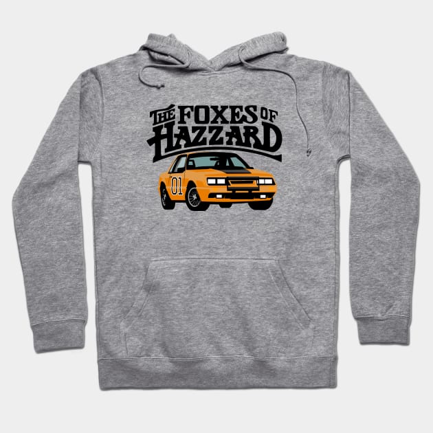 Dukes of Hazzard Mustang Foxbody Hoodie by FoMoBro's